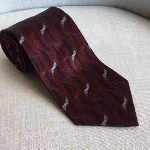 Croft & Barrow 100% Silk Red Men's Tie